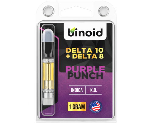 Delta 10 THC Vape Cartridge Purple Punch - Binoid CBD