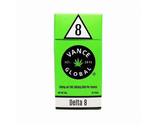 Vance Global DELTA 8 Cigarettes - FREE Shipping! - 10 Pack 