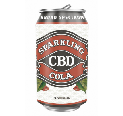 Sparkling CBD Soda Cola Flavor Beverage