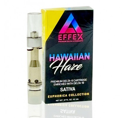 Delta 10 THC Vape Cartridge | Hawaiian Haze (Sativa) - Delta Effex -FREE Shipping