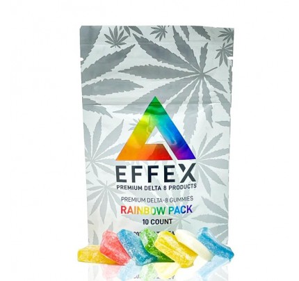 Effex Delta 8 THC Gummies - Rainbow Pack - FREE Shipping!