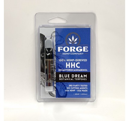 HHC Carts | 1 Gram Forge Hemp Blue Dream Botanical Terpenes | FREE Shipping!