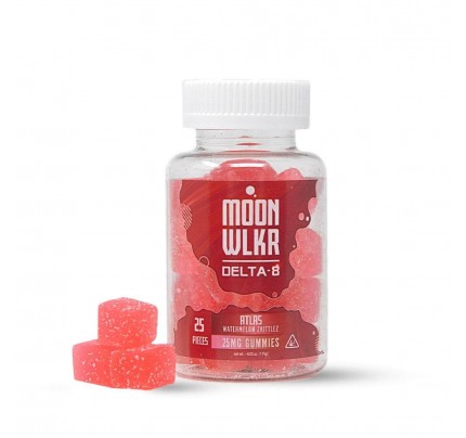 MoonWLKR Delta-8 THC Gummies | Watermelon Zkittlez - FREE Shipping!