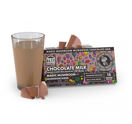 Magic Mushroom Chocolate Bar - Tre House Chocolate Milk