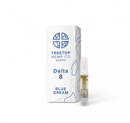 Treetop Hemp Co Blue Dream Delta 8 THC Cartridges - 1ml - 800mg - FREE Shipping