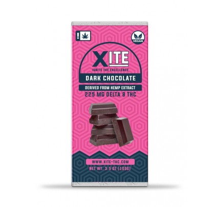 Delta 8 THC Dark Chocolate Bar | XITE Patsy's Hemp Candies - FREE Shipping!